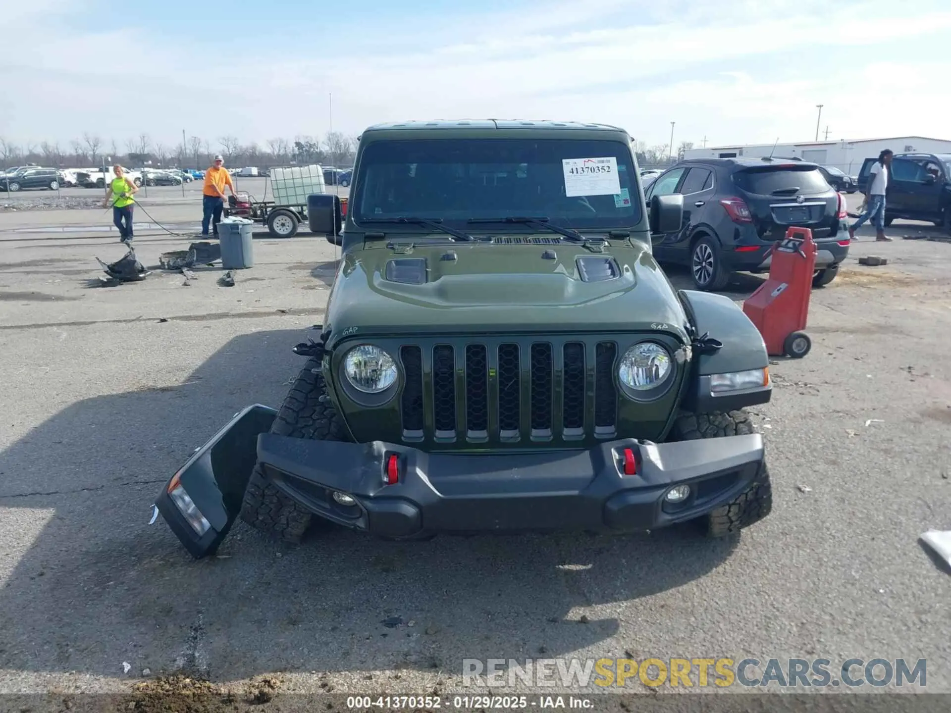 12 fotografías del automóvil dañado 1C6JJTBGXPL586154 JEEP GLADIATOR 2023