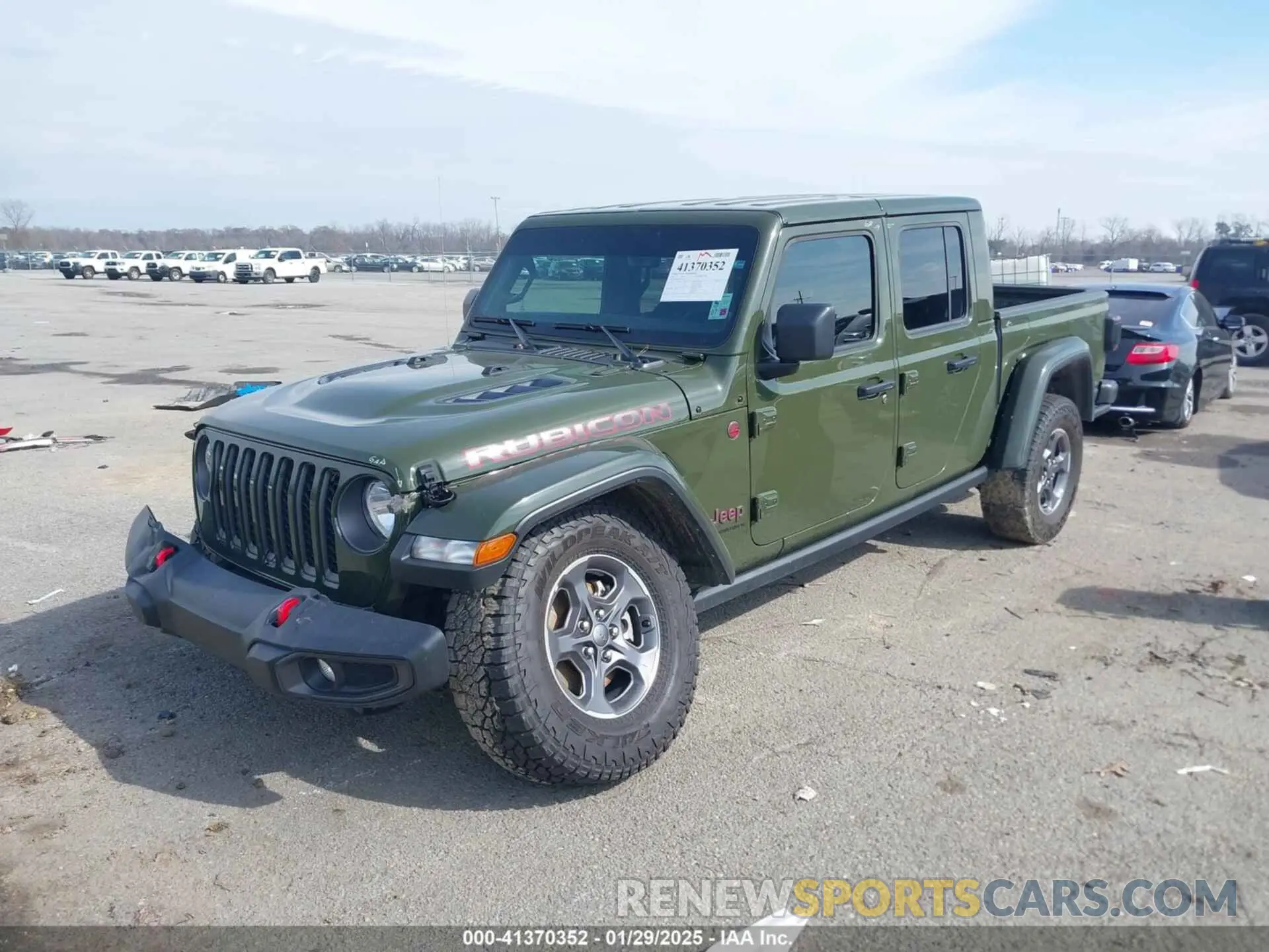 2 fotografías del automóvil dañado 1C6JJTBGXPL586154 JEEP GLADIATOR 2023