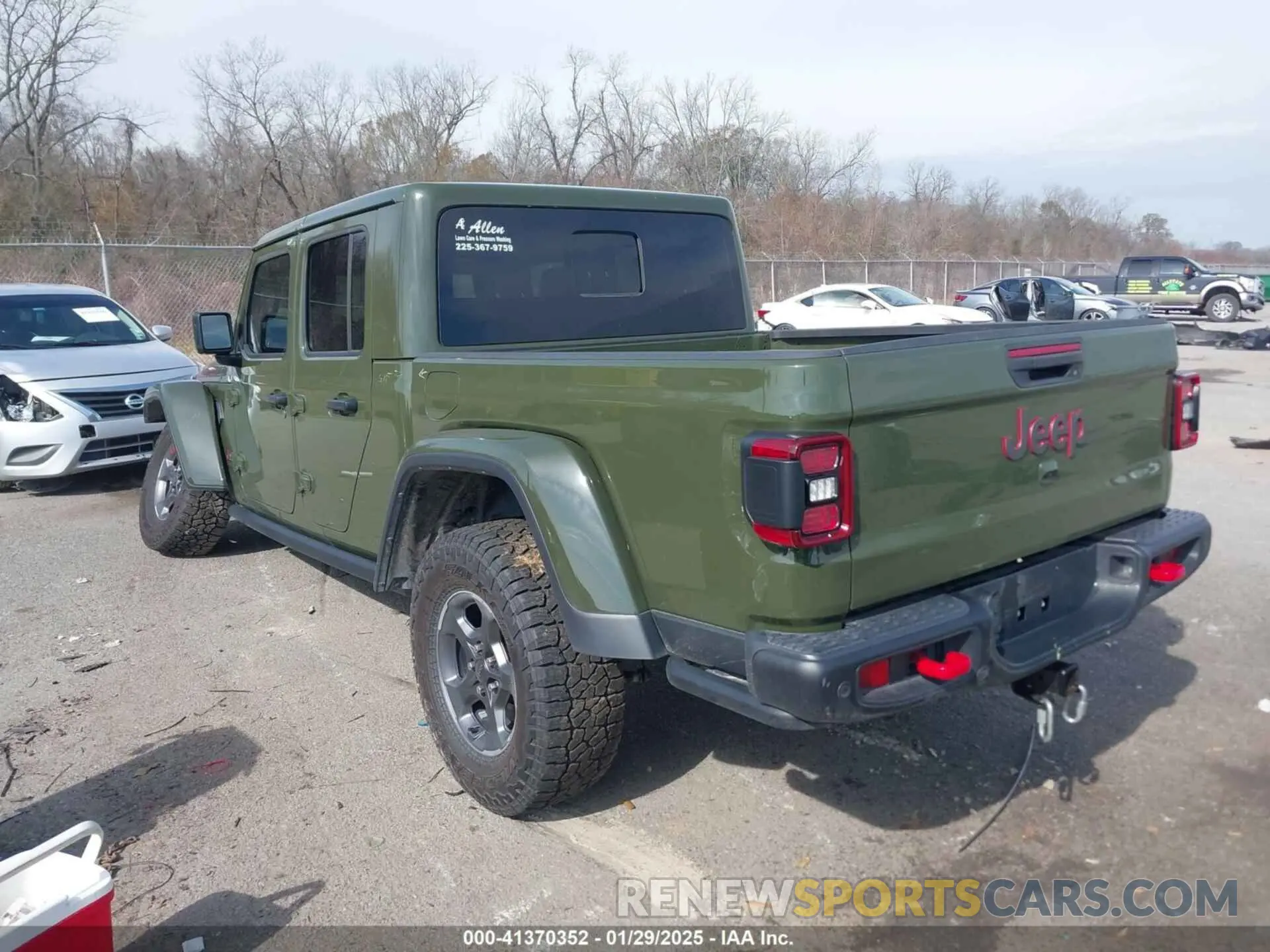 3 fotografías del automóvil dañado 1C6JJTBGXPL586154 JEEP GLADIATOR 2023