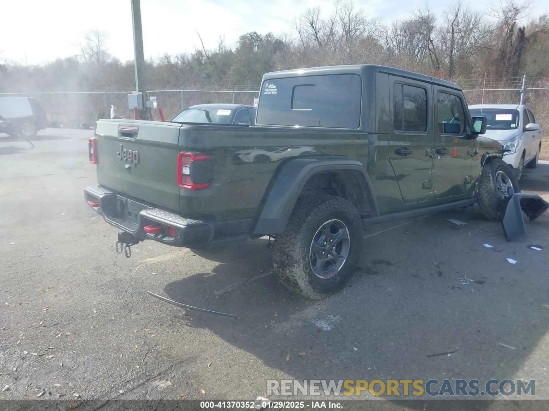 4 fotografías del automóvil dañado 1C6JJTBGXPL586154 JEEP GLADIATOR 2023