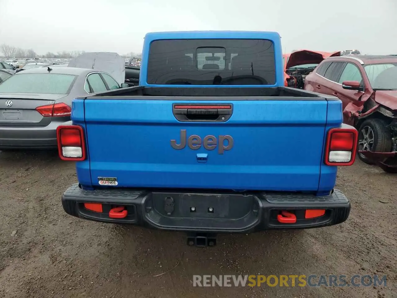 6 fotografías del automóvil dañado 1C6JJTBM1PL551783 JEEP GLADIATOR 2023