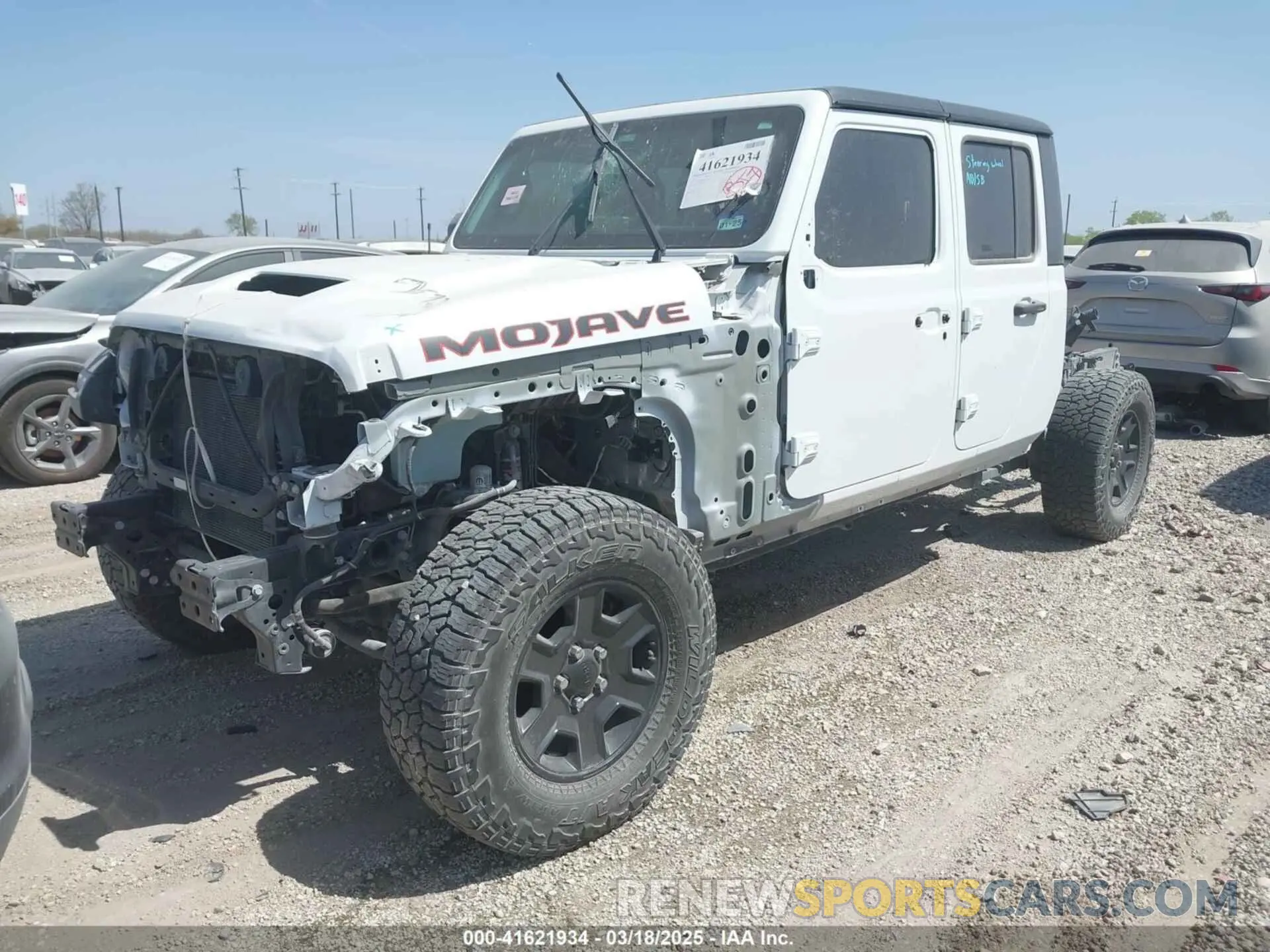 2 fotografías del automóvil dañado 1C6JJTEG0PL536472 JEEP GLADIATOR 2023