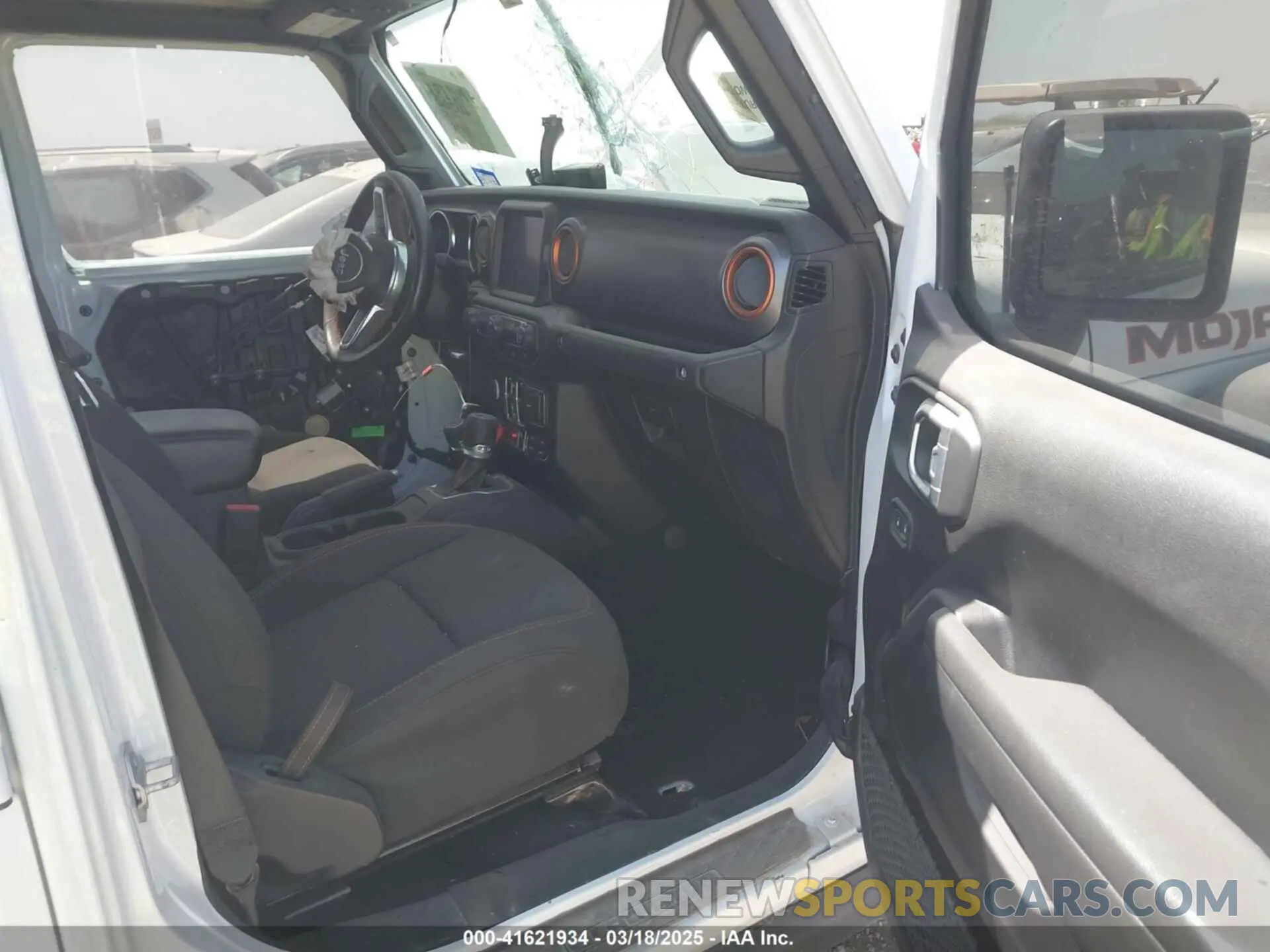 5 fotografías del automóvil dañado 1C6JJTEG0PL536472 JEEP GLADIATOR 2023