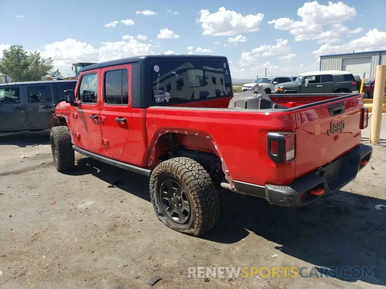 2 fotografías del automóvil dañado 1C6JJTEG0PL582819 JEEP GLADIATOR 2023