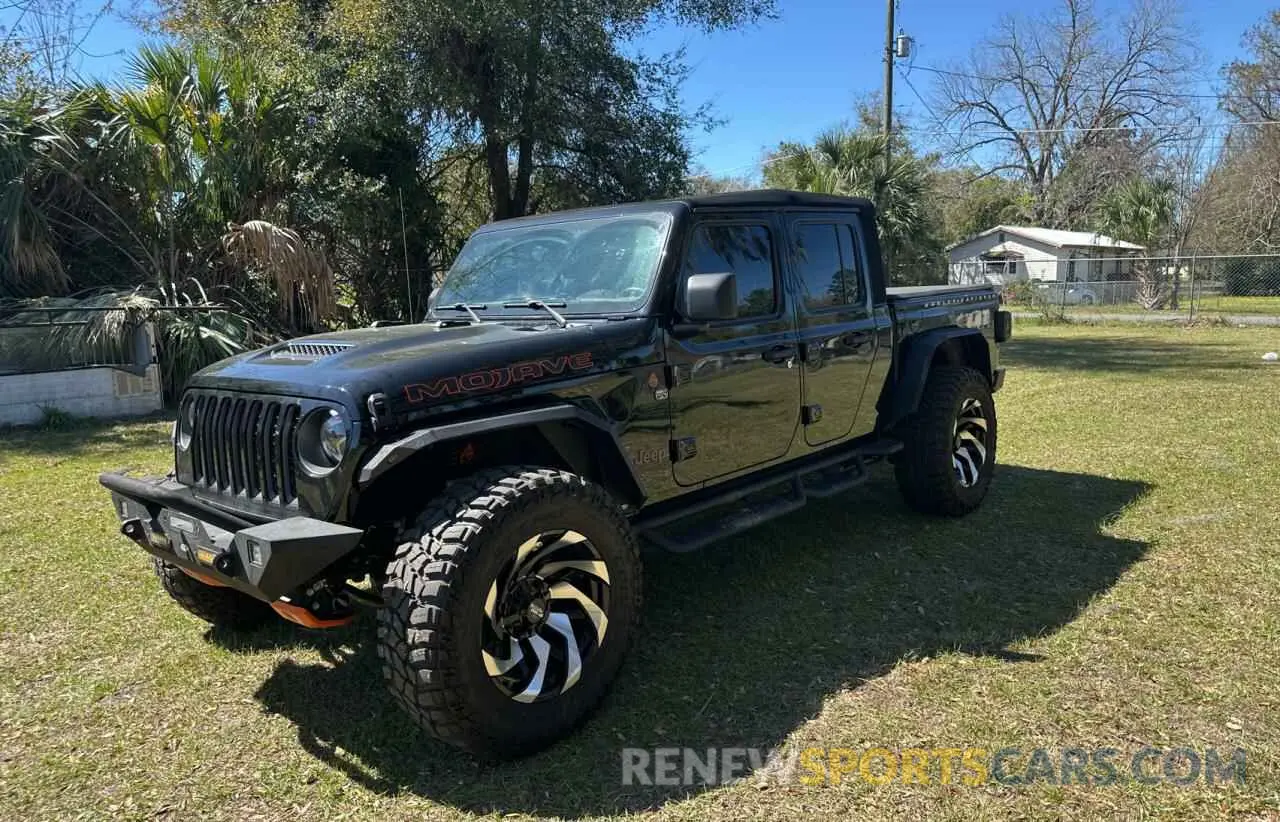 2 fotografías del automóvil dañado 1C6JJTEG1PL516103 JEEP GLADIATOR 2023