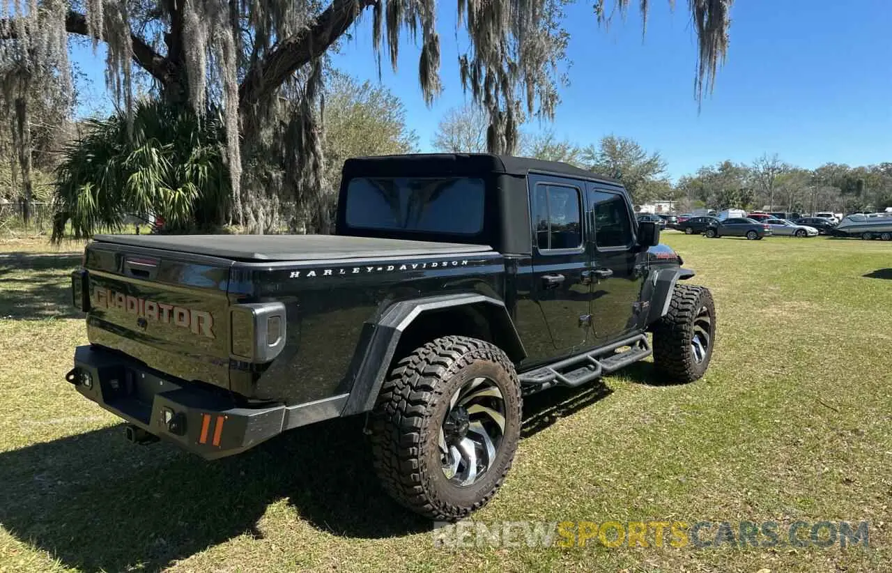 4 fotografías del automóvil dañado 1C6JJTEG1PL516103 JEEP GLADIATOR 2023