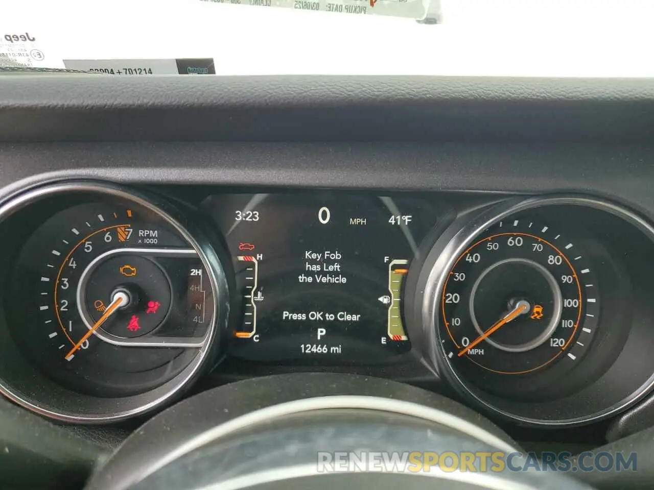 9 fotografías del automóvil dañado 1C6JJTEG3PL582698 JEEP GLADIATOR 2023