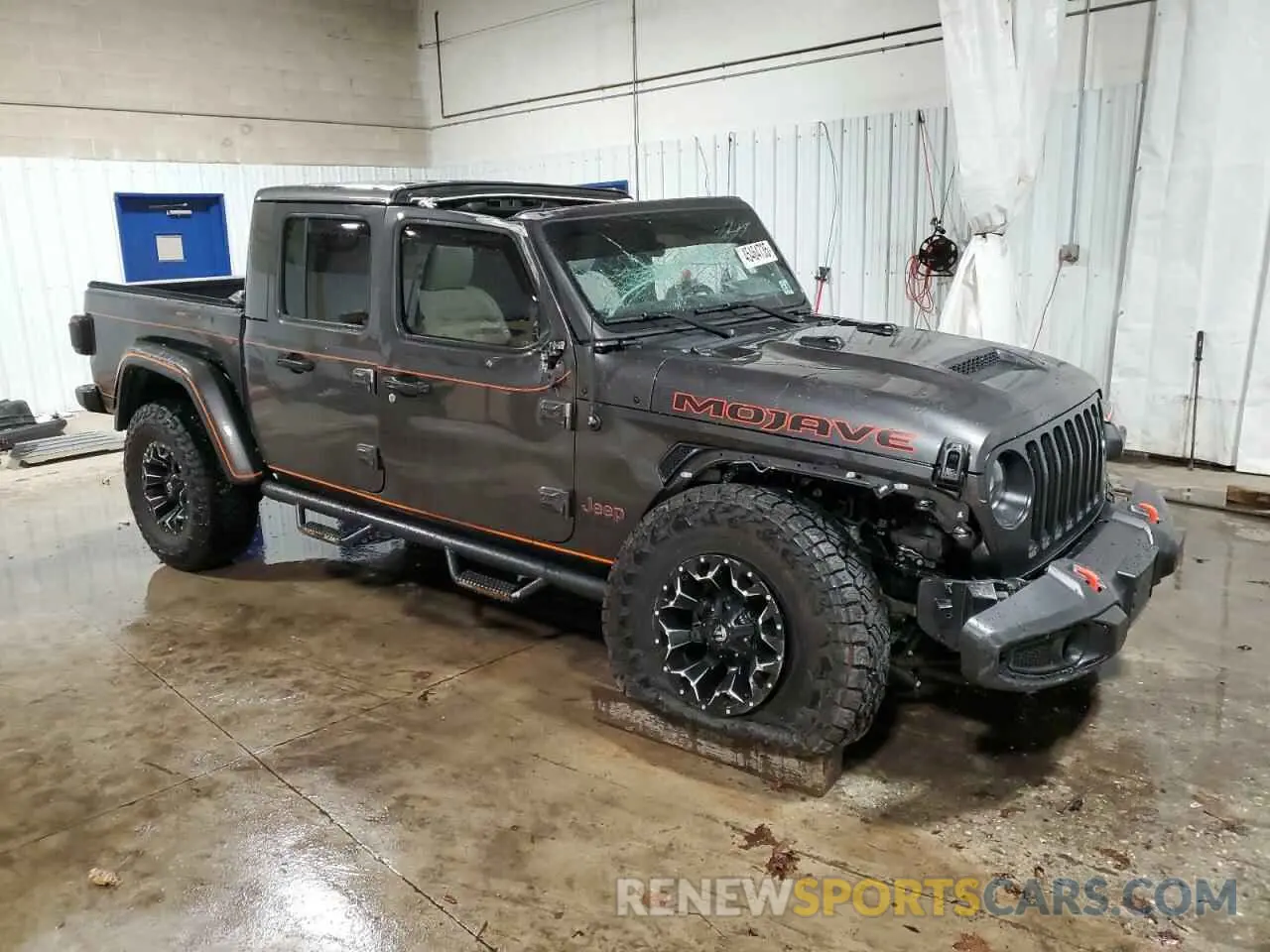 4 fotografías del automóvil dañado 1C6JJTEG4PL575386 JEEP GLADIATOR 2023