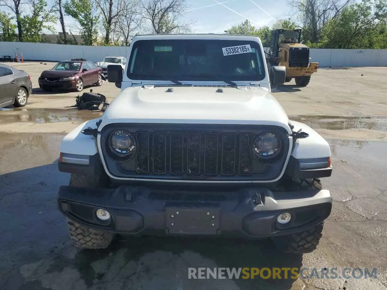 5 fotografías del automóvil dañado 1C6HJTAG0RL121370 JEEP GLADIATOR 2024