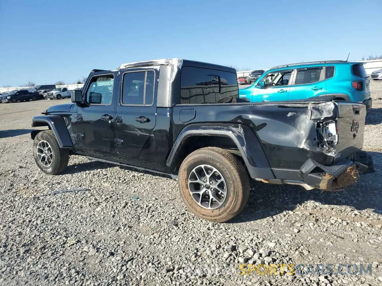 2 fotografías del automóvil dañado 1C6HJTAG3RL105132 JEEP GLADIATOR 2024