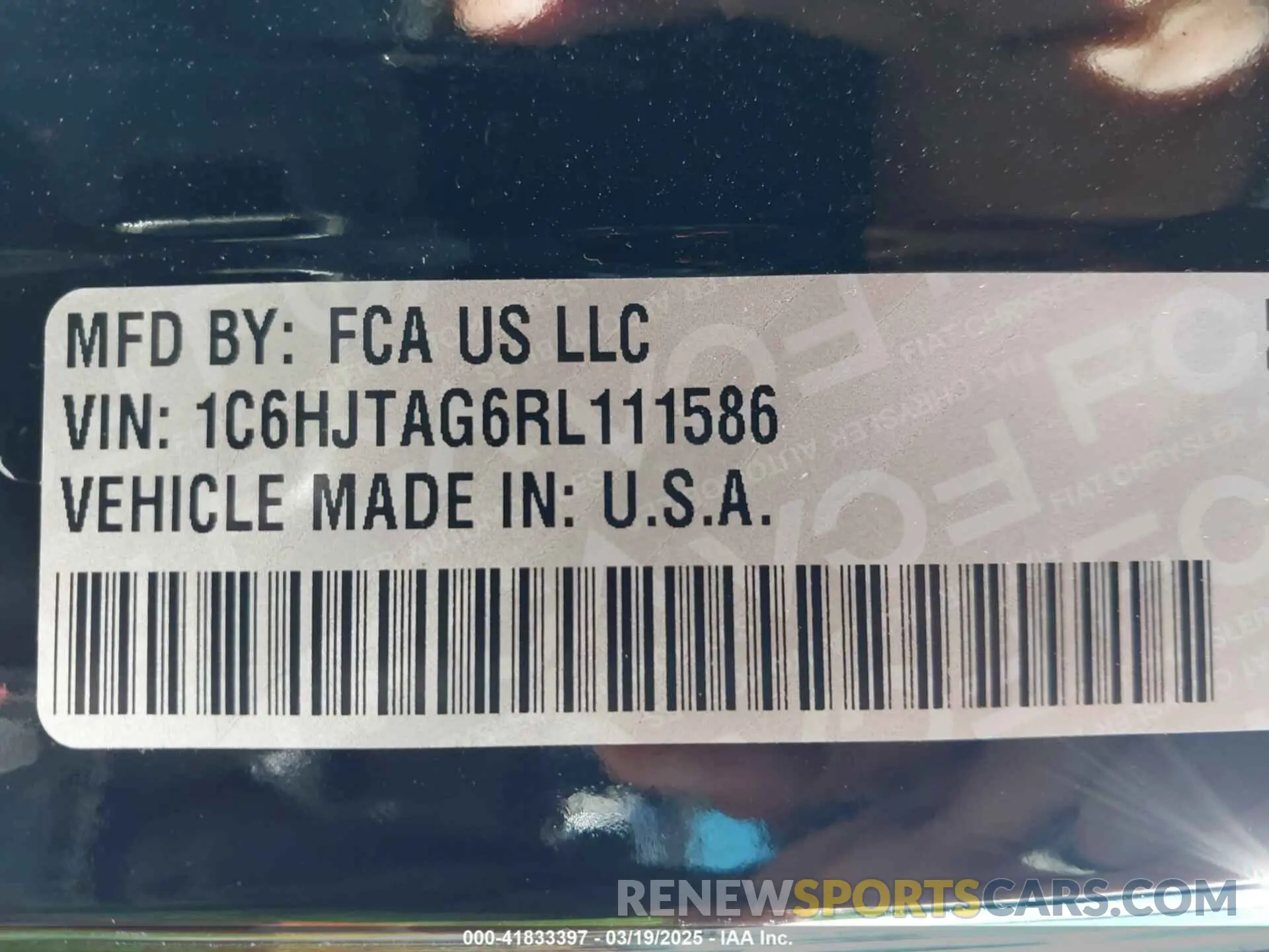 9 fotografías del automóvil dañado 1C6HJTAG6RL111586 JEEP GLADIATOR 2024