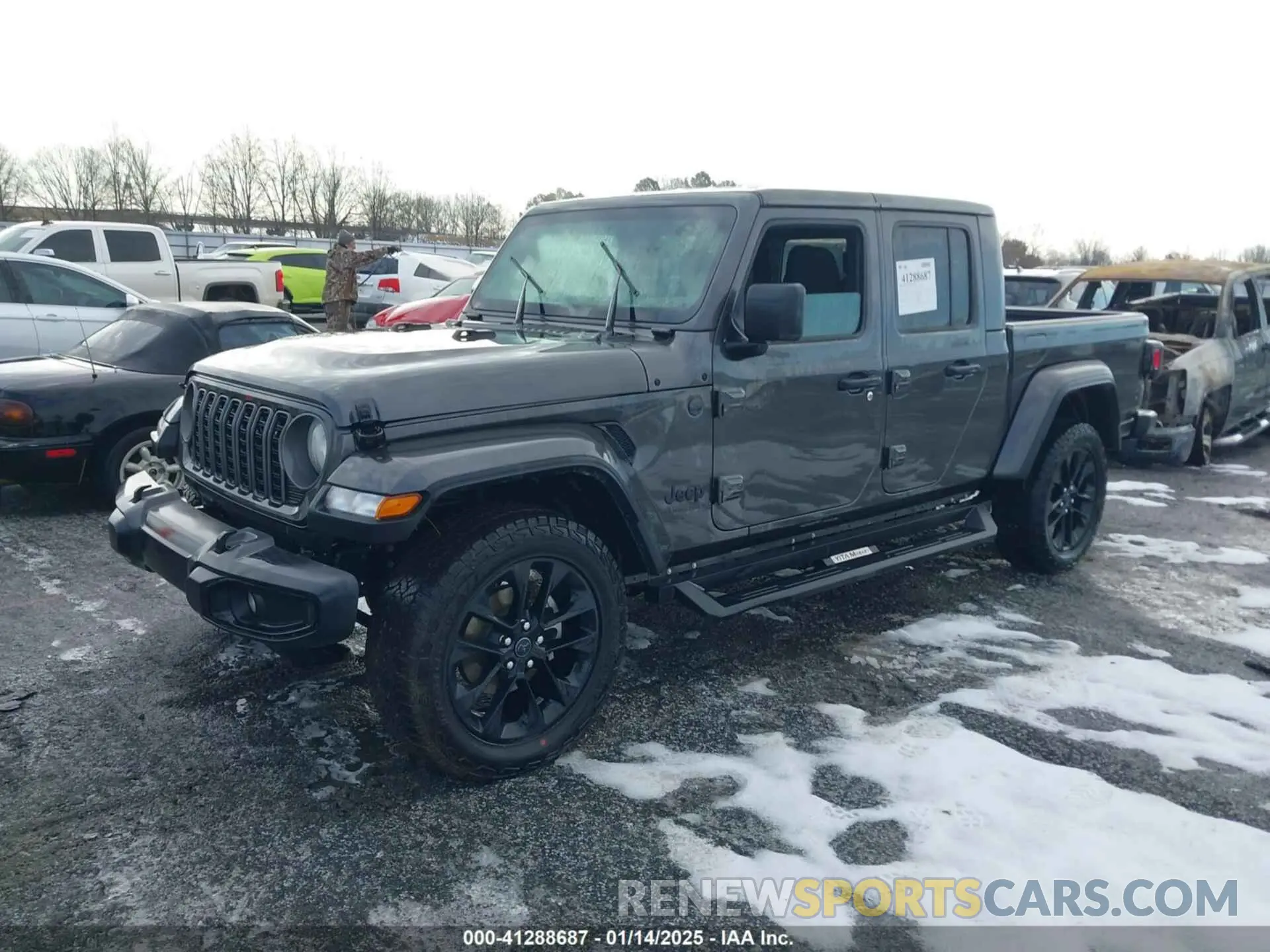 2 fotografías del automóvil dañado 1C6HJTAG6RL133538 JEEP GLADIATOR 2024