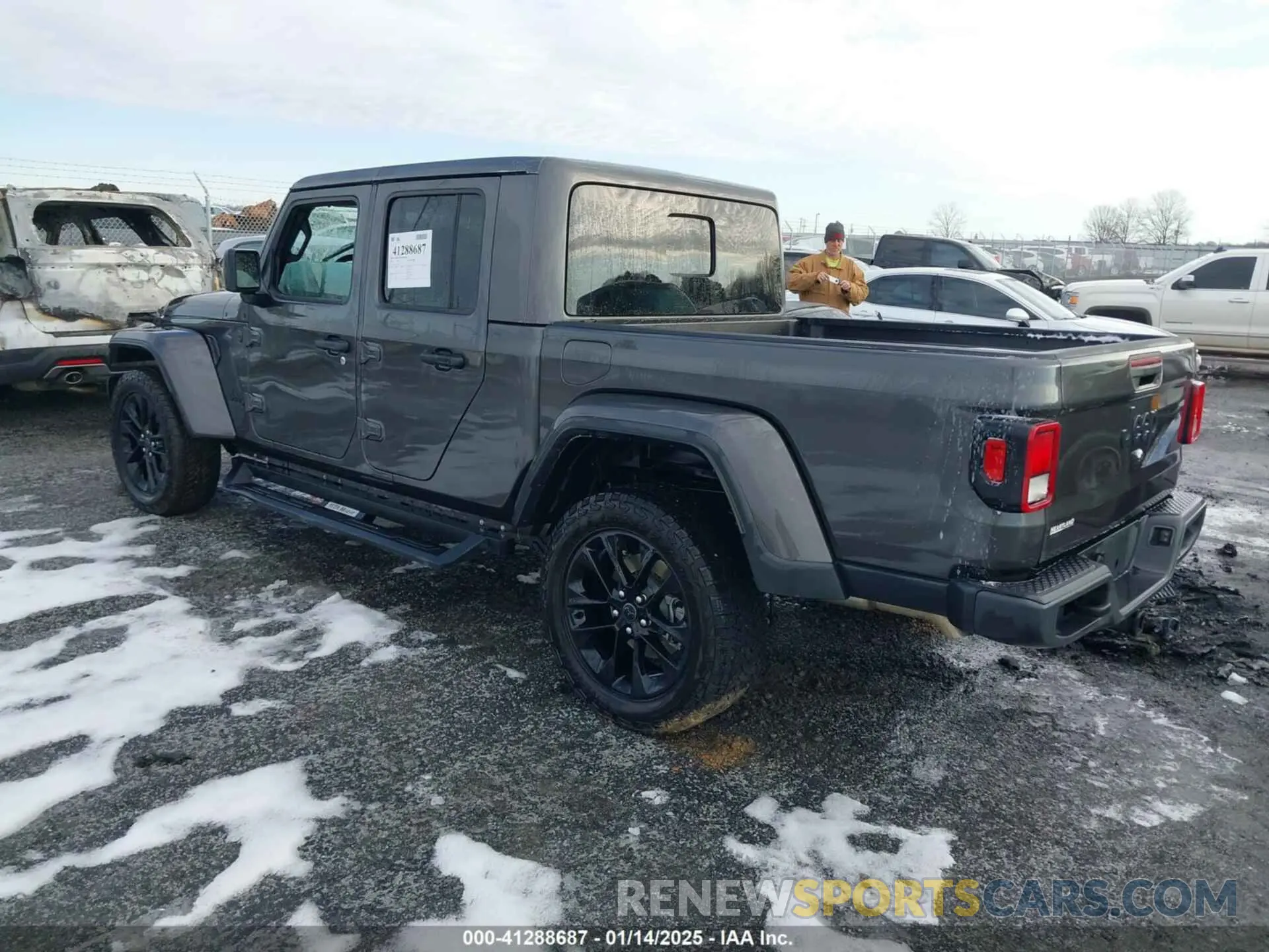 3 fotografías del automóvil dañado 1C6HJTAG6RL133538 JEEP GLADIATOR 2024