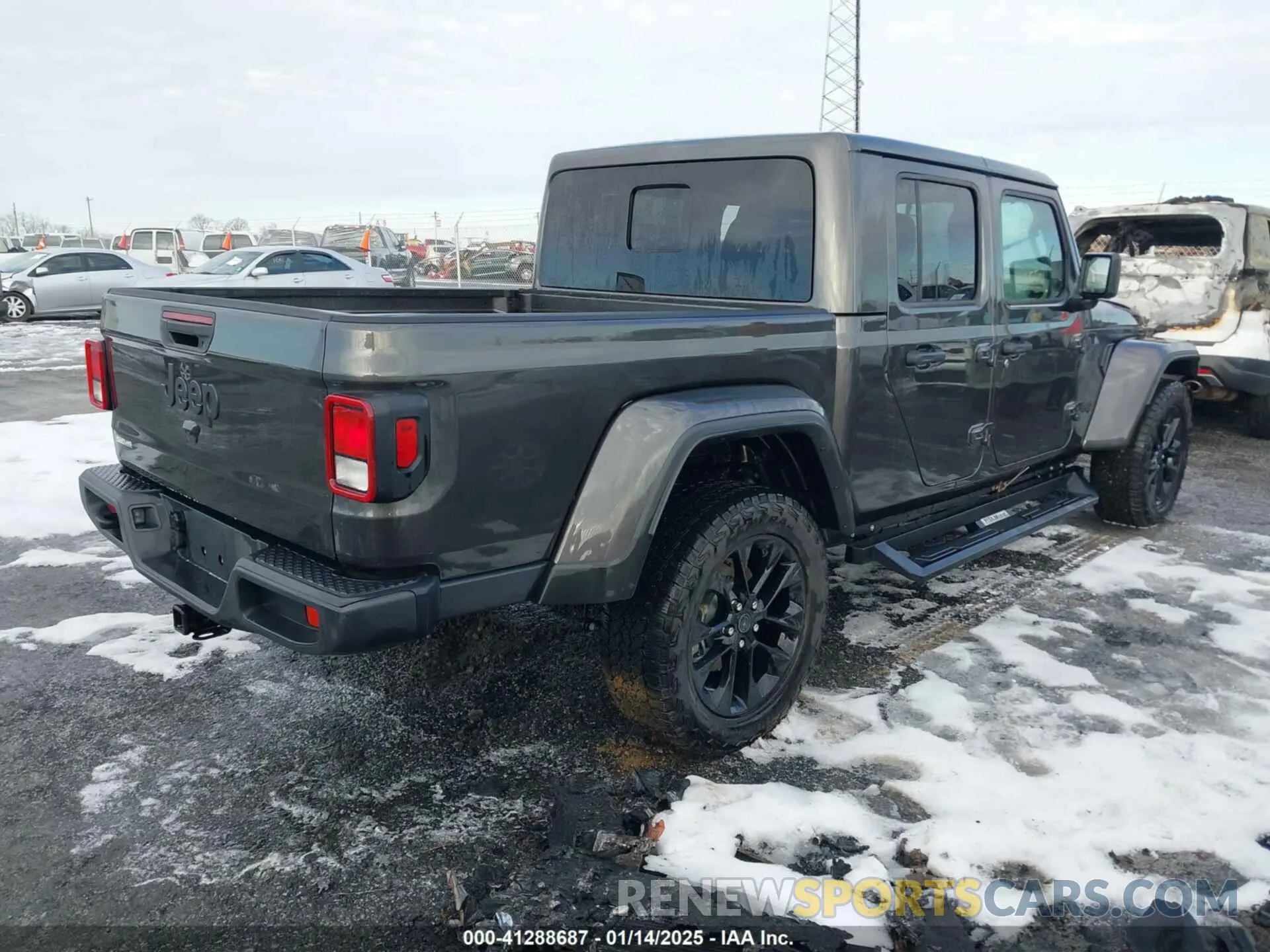 4 fotografías del automóvil dañado 1C6HJTAG6RL133538 JEEP GLADIATOR 2024