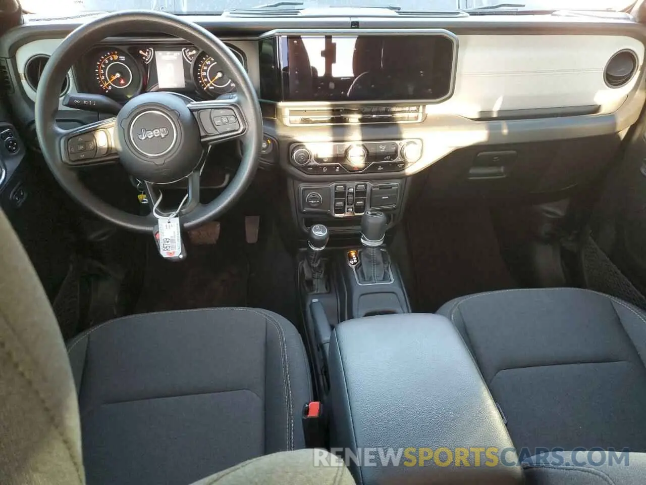 8 fotografías del automóvil dañado 1C6HJTAG7RL131572 JEEP GLADIATOR 2024