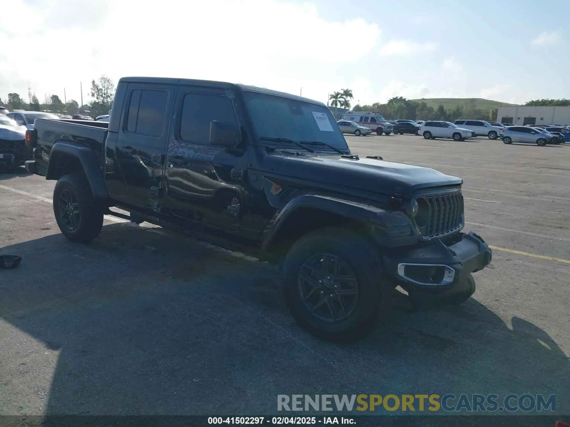 1 fotografías del automóvil dañado 1C6HJTAG8RL102534 JEEP GLADIATOR 2024