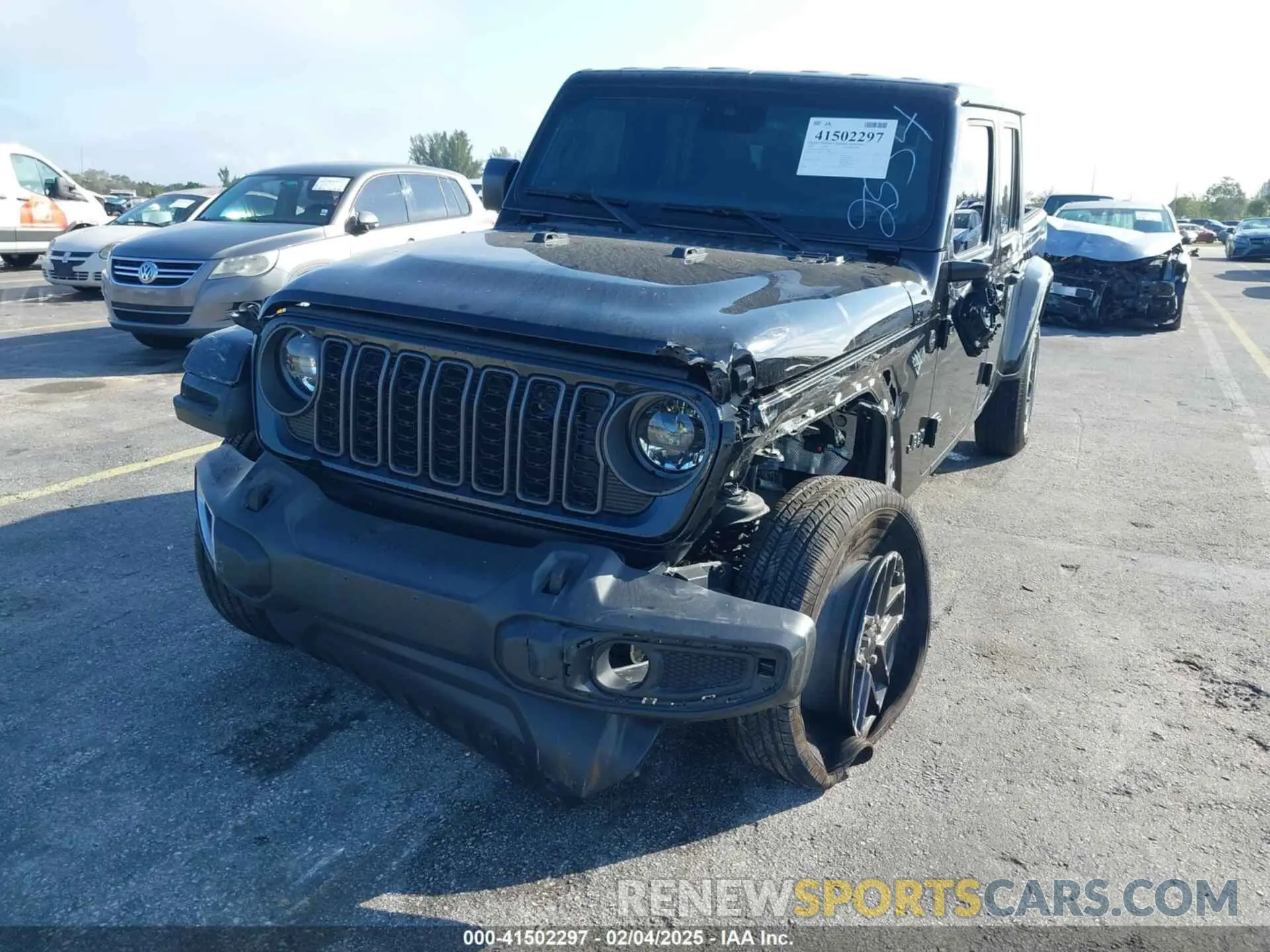 6 fotografías del automóvil dañado 1C6HJTAG8RL102534 JEEP GLADIATOR 2024