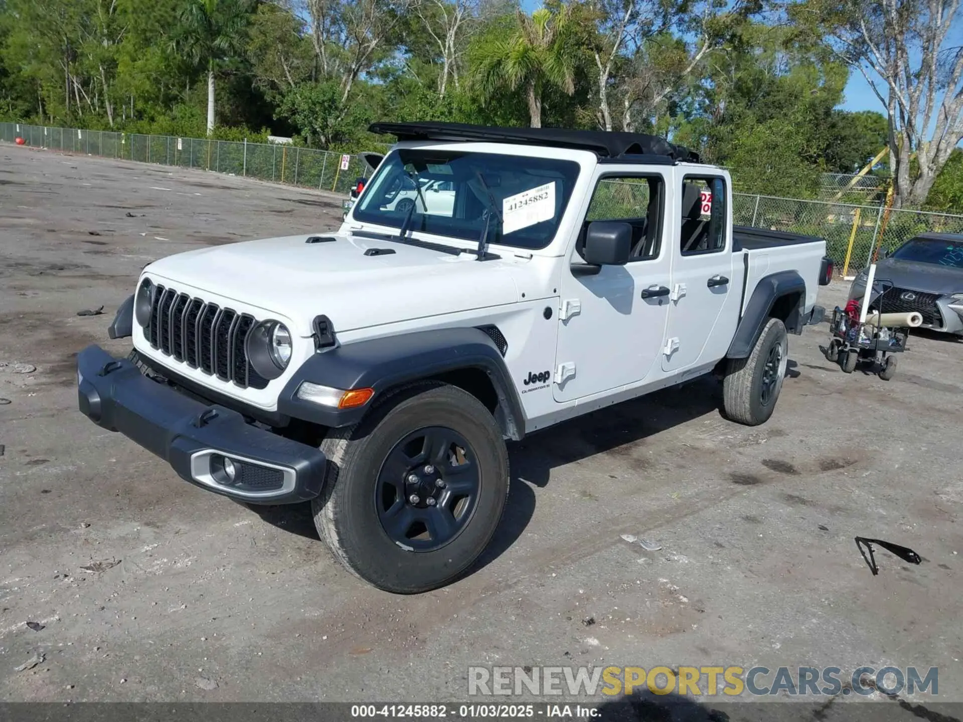 2 fotografías del automóvil dañado 1C6HJTAG8RL124873 JEEP GLADIATOR 2024