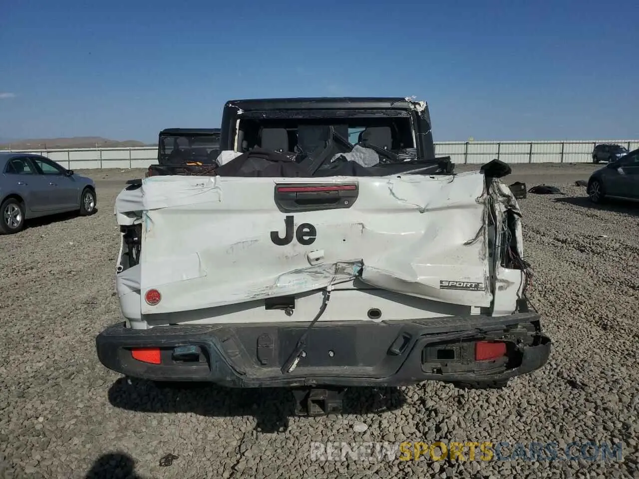 6 fotografías del automóvil dañado 1C6JJTAG5RL113296 JEEP GLADIATOR 2024