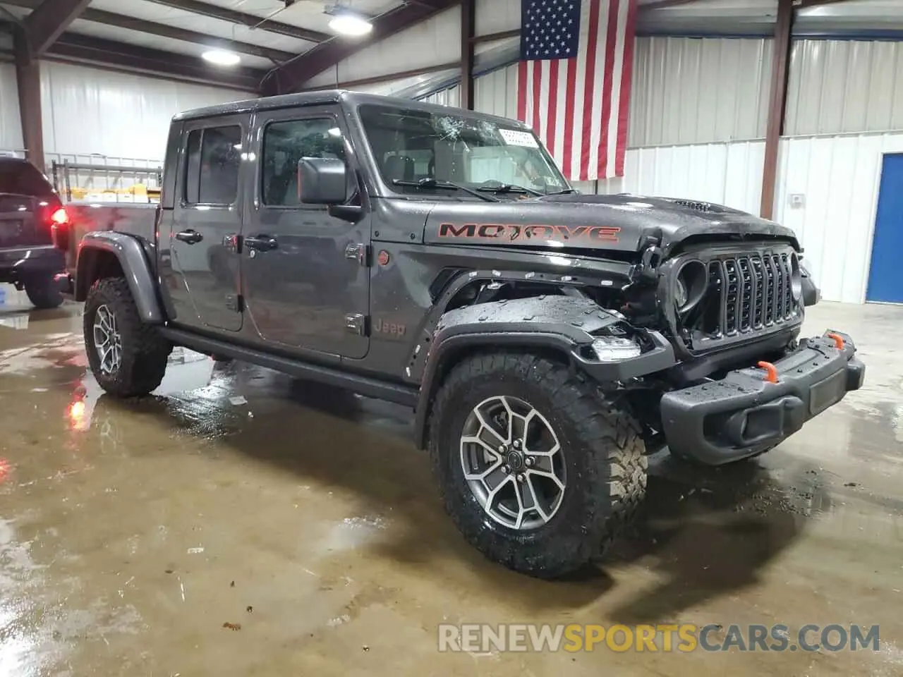 4 fotografías del automóvil dañado 1C6JJTEG2RL107126 JEEP GLADIATOR 2024