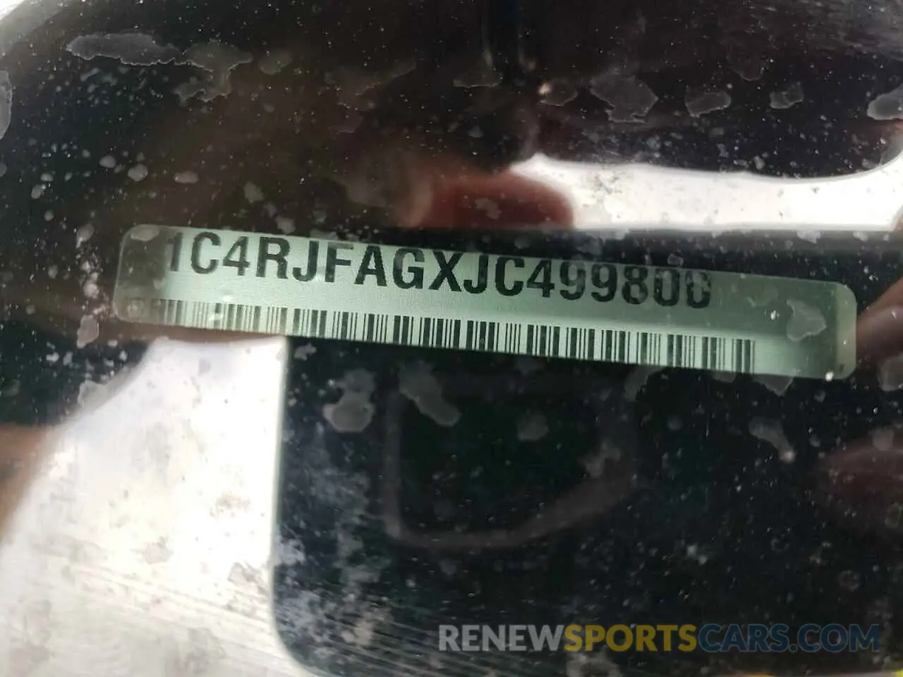 13 fotografías del automóvil dañado 1C4RJFAGXJC499800 JEEP GRAND CHER 2018