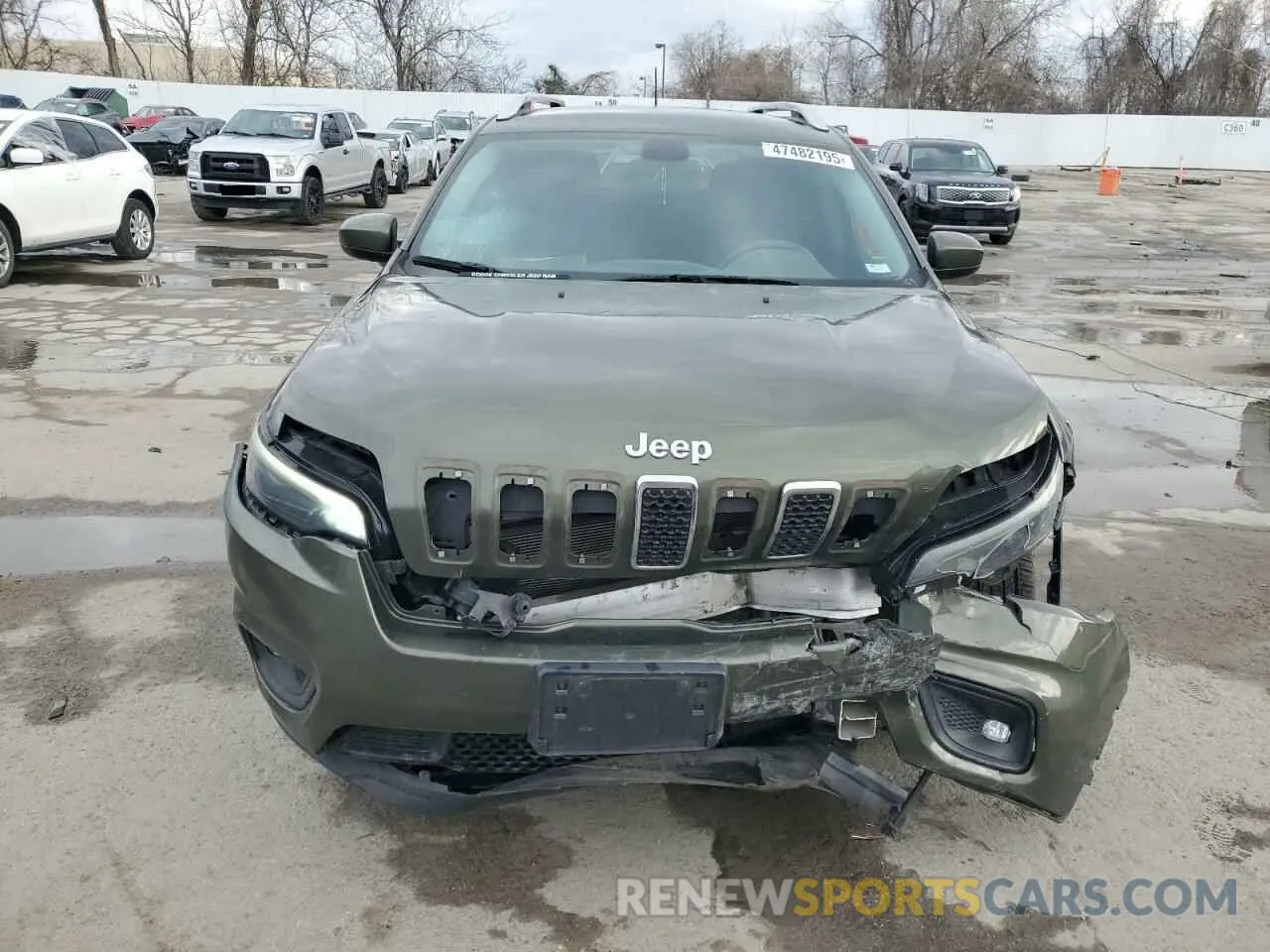5 fotografías del automóvil dañado 1C4PJLCB0KD348516 JEEP GRAND CHER 2019