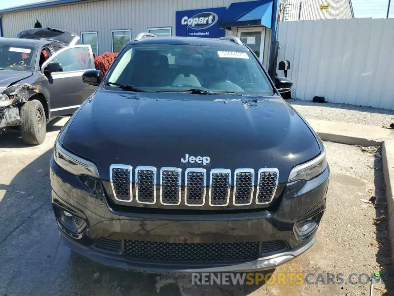 5 fotografías del automóvil dañado 1C4PJLCB1KD265029 JEEP GRAND CHER 2019