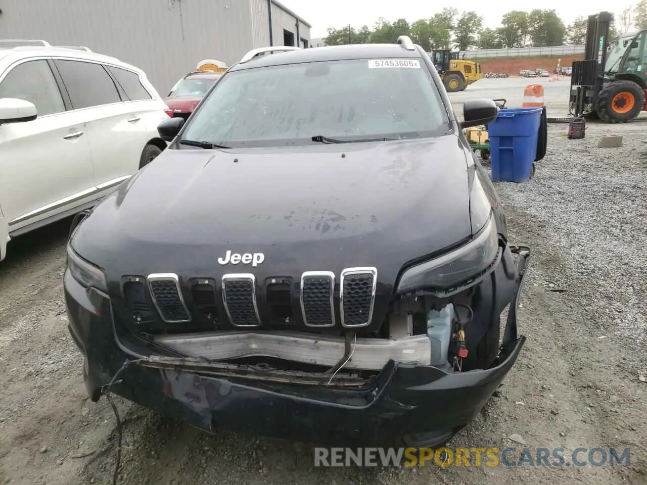 5 fotografías del automóvil dañado 1C4PJLCB2KD265461 JEEP GRAND CHER 2019
