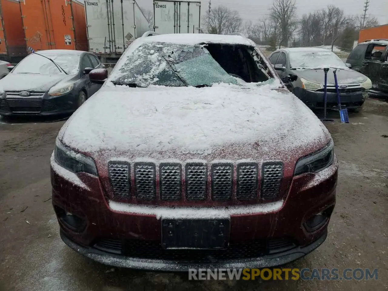 5 fotografías del automóvil dañado 1C4PJLCB2KD326338 JEEP GRAND CHER 2019