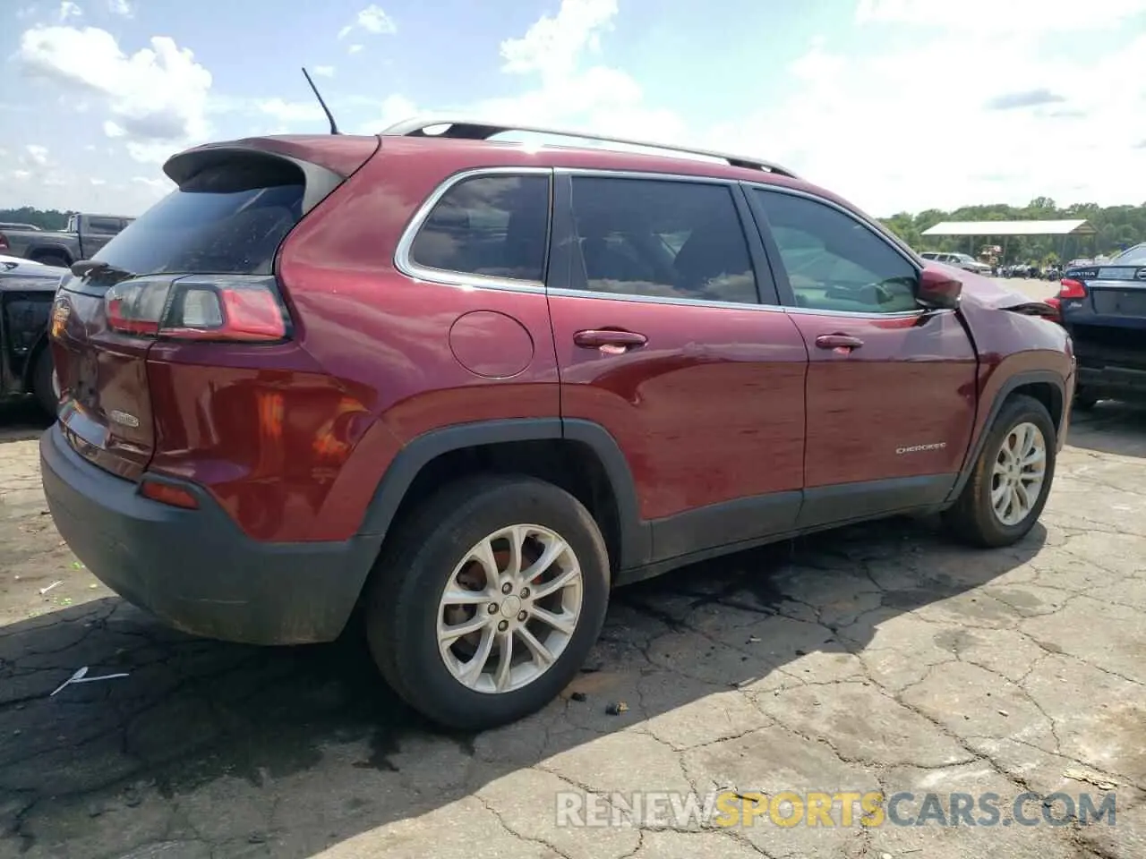 3 fotografías del automóvil dañado 1C4PJLCB2KD396146 JEEP GRAND CHER 2019