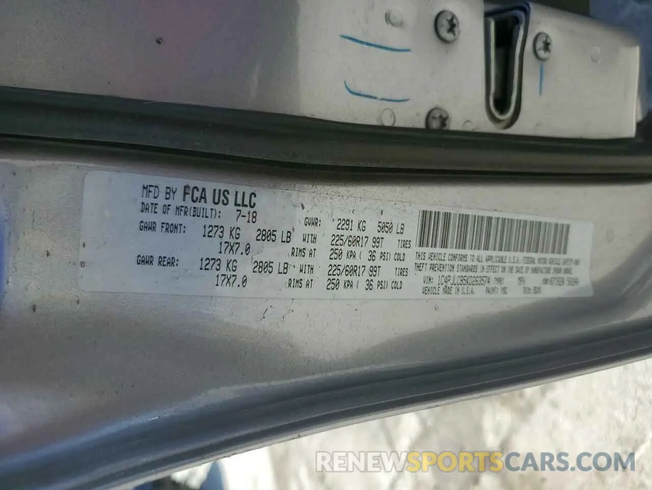 15 fotografías del automóvil dañado 1C4PJLCB5KD263574 JEEP GRAND CHER 2019
