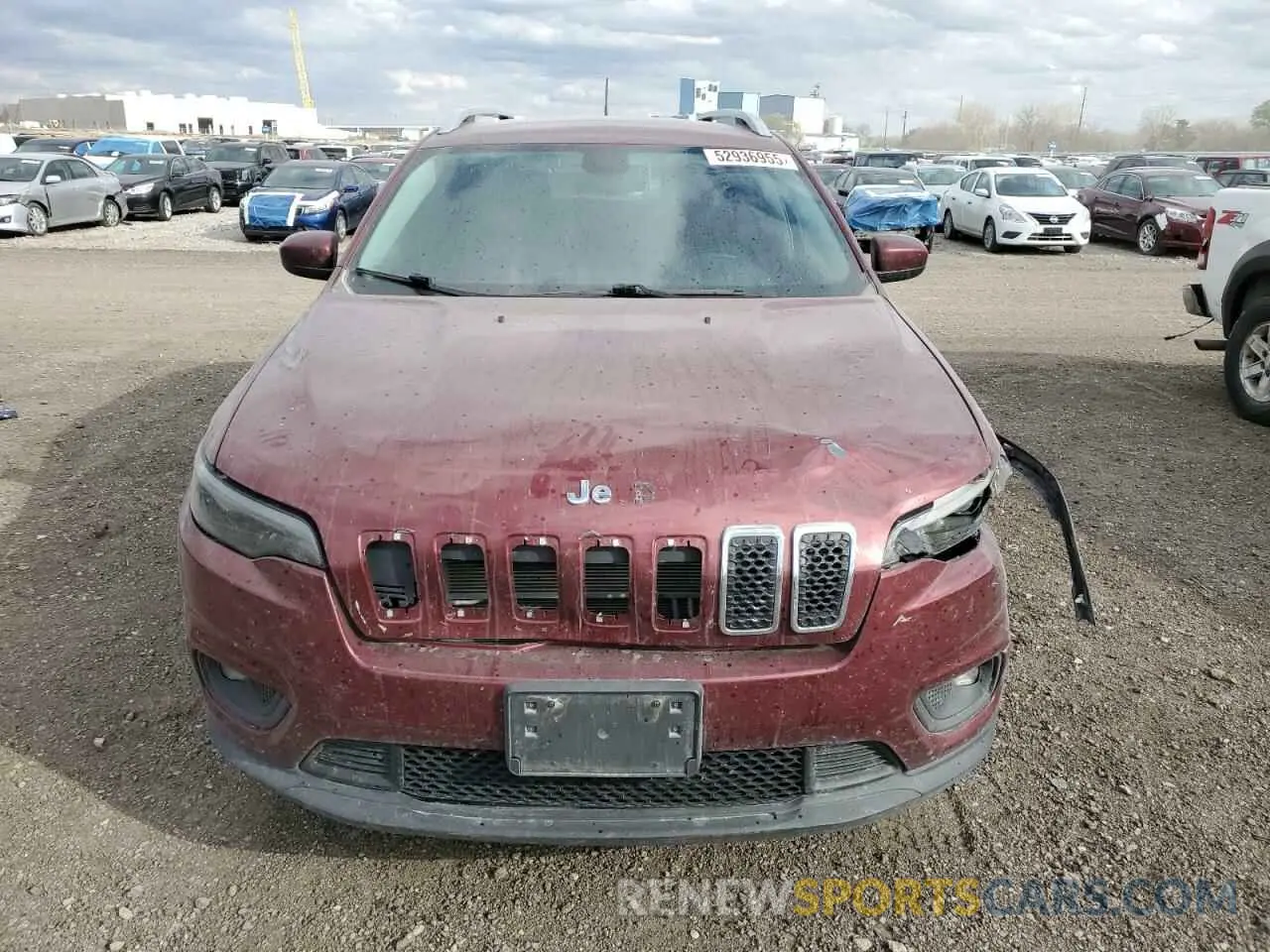 5 fotografías del automóvil dañado 1C4PJLCB6KD264670 JEEP GRAND CHER 2019