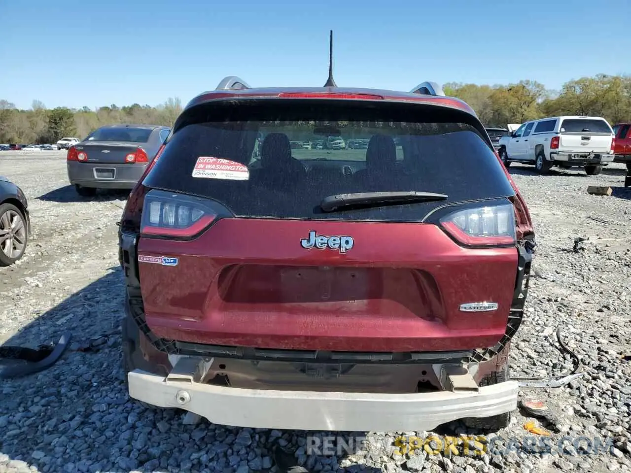6 fotografías del automóvil dañado 1C4PJLCB6KD326276 JEEP GRAND CHER 2019