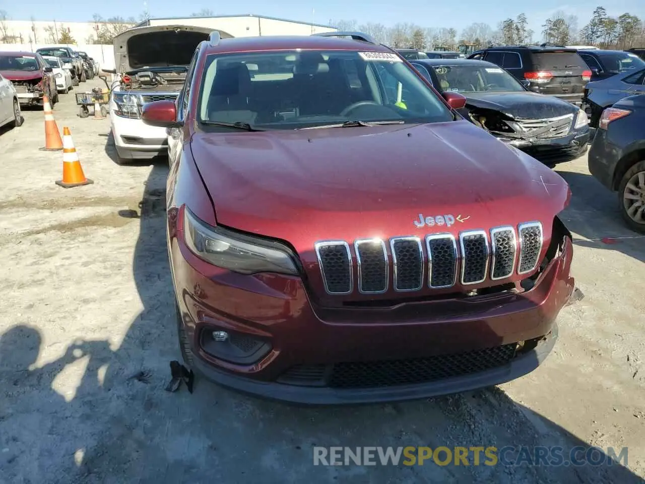 5 fotografías del automóvil dañado 1C4PJLCB9KD206889 JEEP GRAND CHER 2019