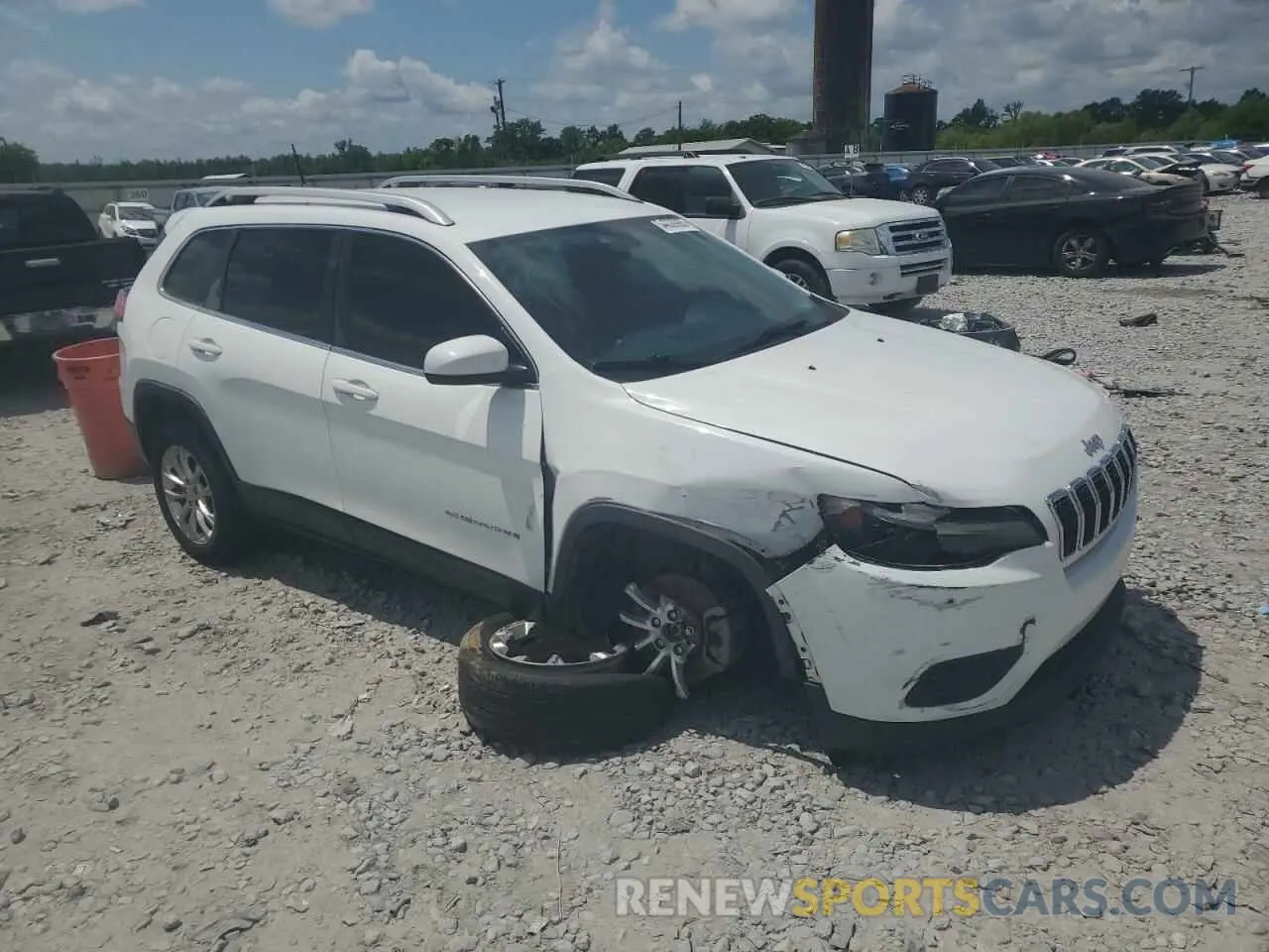 4 fotografías del automóvil dañado 1C4PJLCBXKD114772 JEEP GRAND CHER 2019