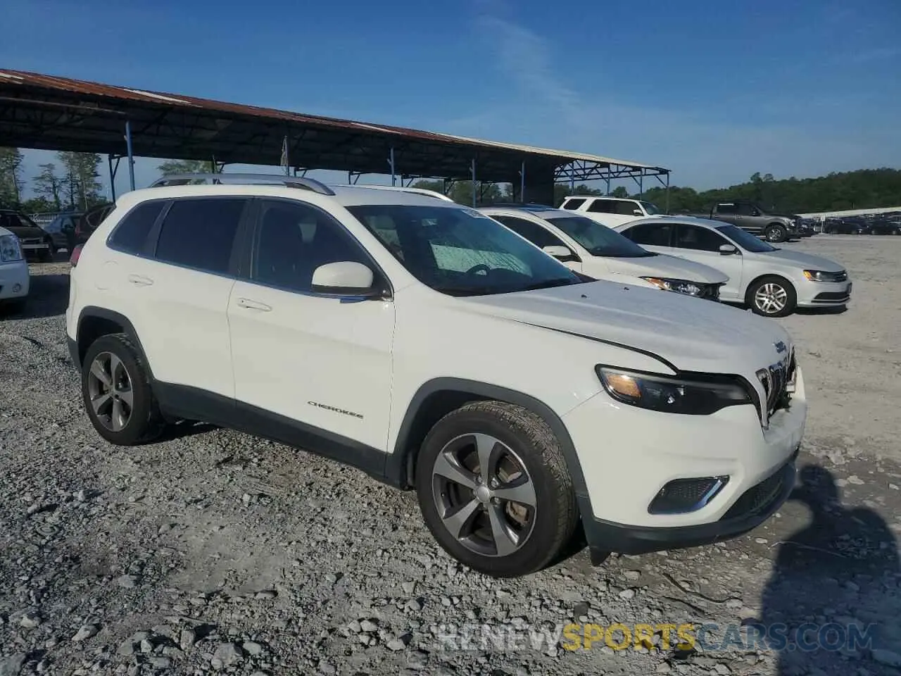 4 fotografías del automóvil dañado 1C4PJLDB4KD347822 JEEP GRAND CHER 2019