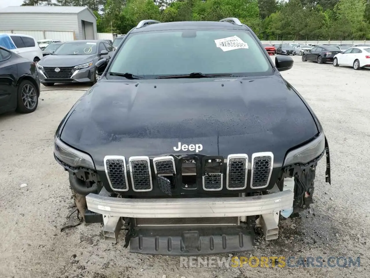 5 fotografías del automóvil dañado 1C4PJLDX8KD377501 JEEP GRAND CHER 2019