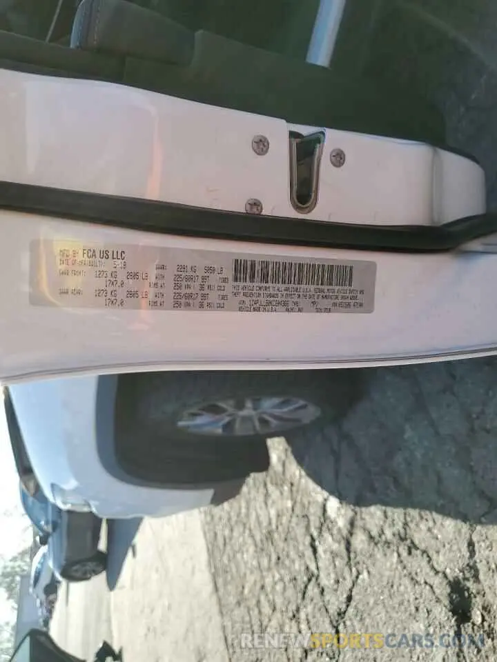 13 fotografías del automóvil dañado 1C4PJLLB0KD204366 JEEP GRAND CHER 2019