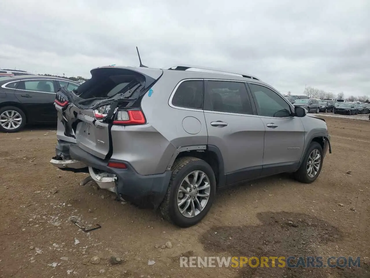 3 fotografías del automóvil dañado 1C4PJLLB0KD262624 JEEP GRAND CHER 2019