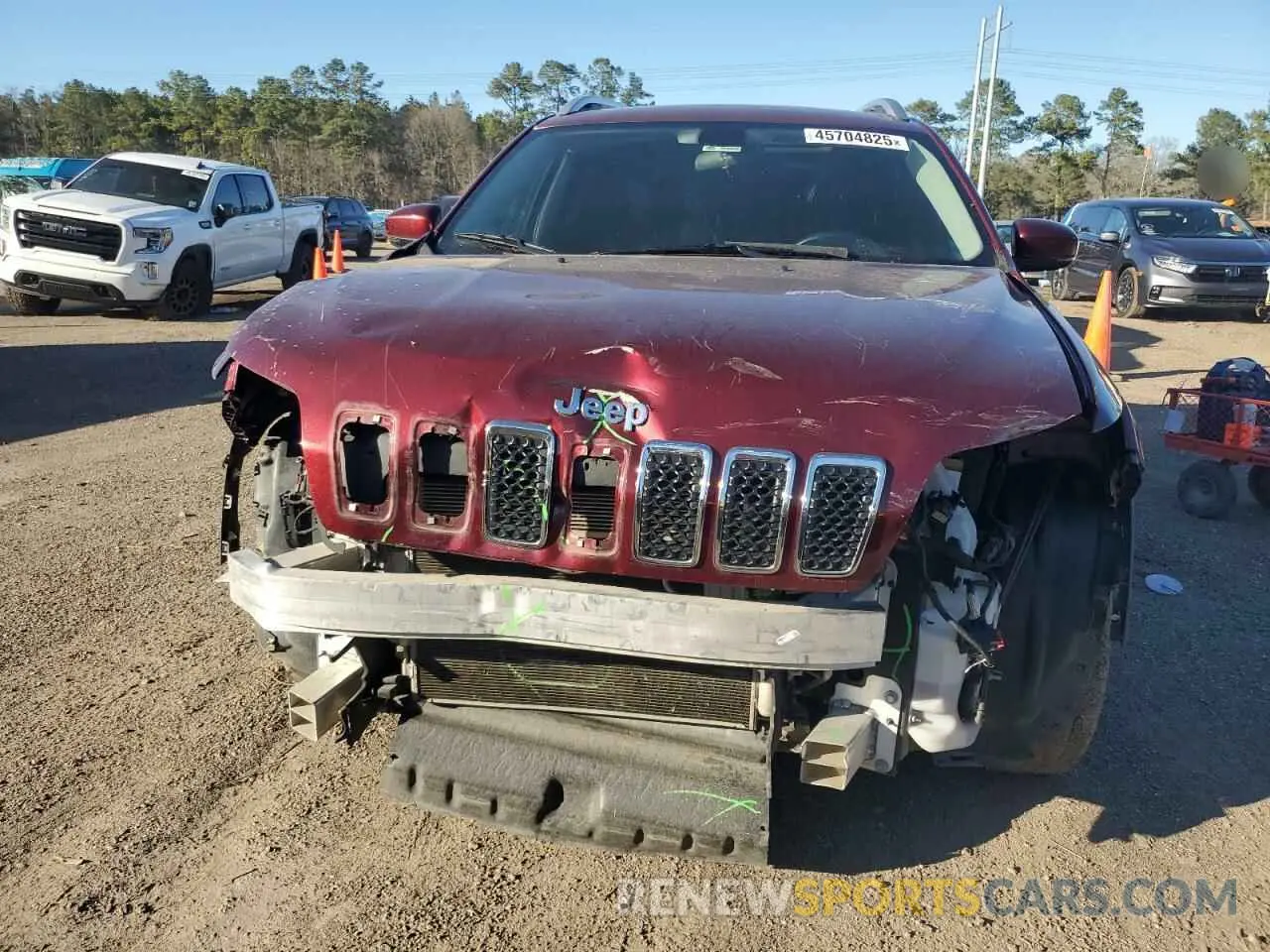 5 fotografías del automóvil dañado 1C4PJLLB0KD485391 JEEP GRAND CHER 2019
