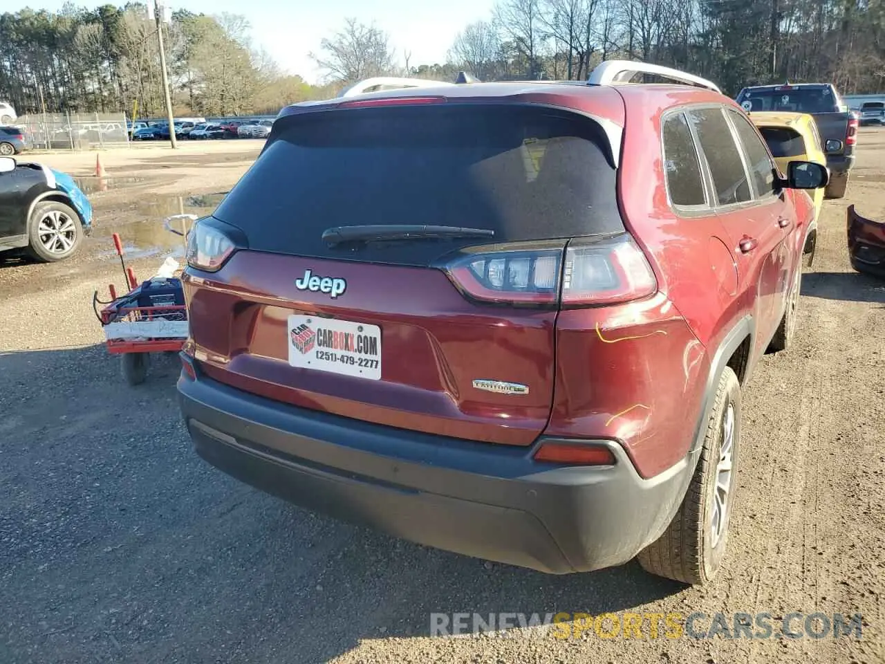 6 fotografías del automóvil dañado 1C4PJLLB0KD485391 JEEP GRAND CHER 2019