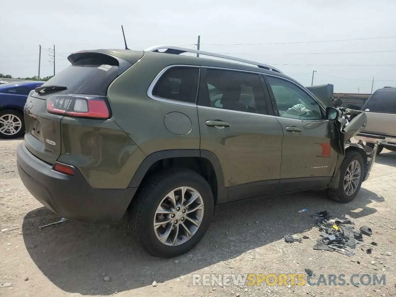 3 fotografías del automóvil dañado 1C4PJLLB1KD302905 JEEP GRAND CHER 2019