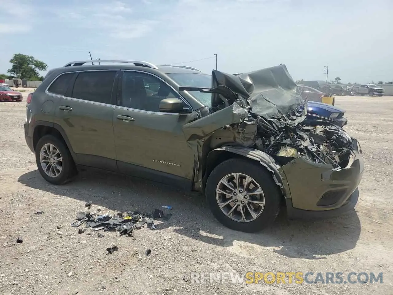 4 fotografías del automóvil dañado 1C4PJLLB1KD302905 JEEP GRAND CHER 2019