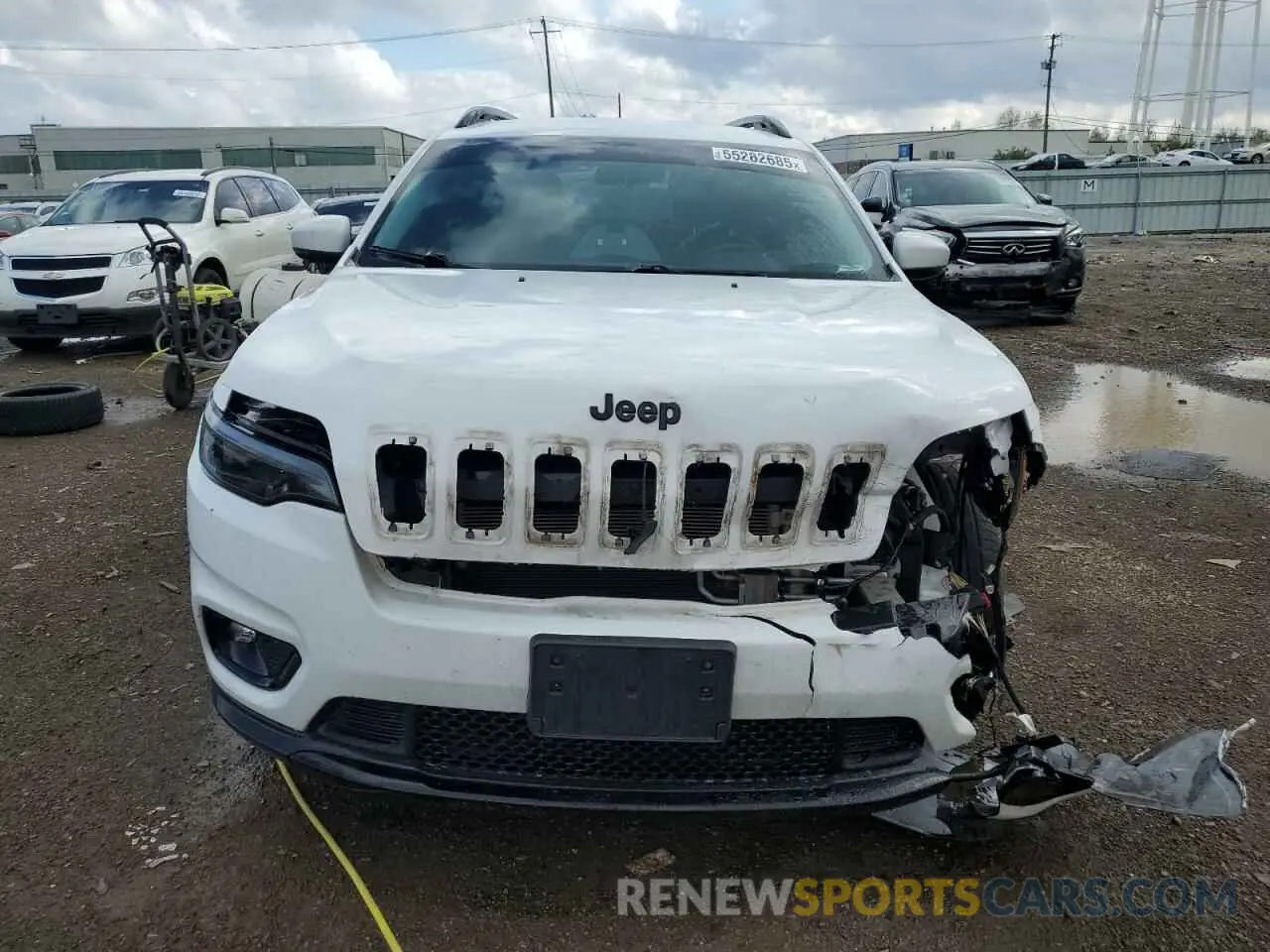 5 fotografías del automóvil dañado 1C4PJLLB7KD286063 JEEP GRAND CHER 2019