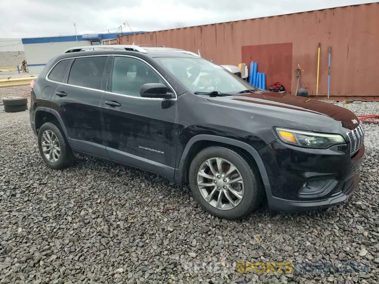 4 fotografías del automóvil dañado 1C4PJLLB7KD313178 JEEP GRAND CHER 2019