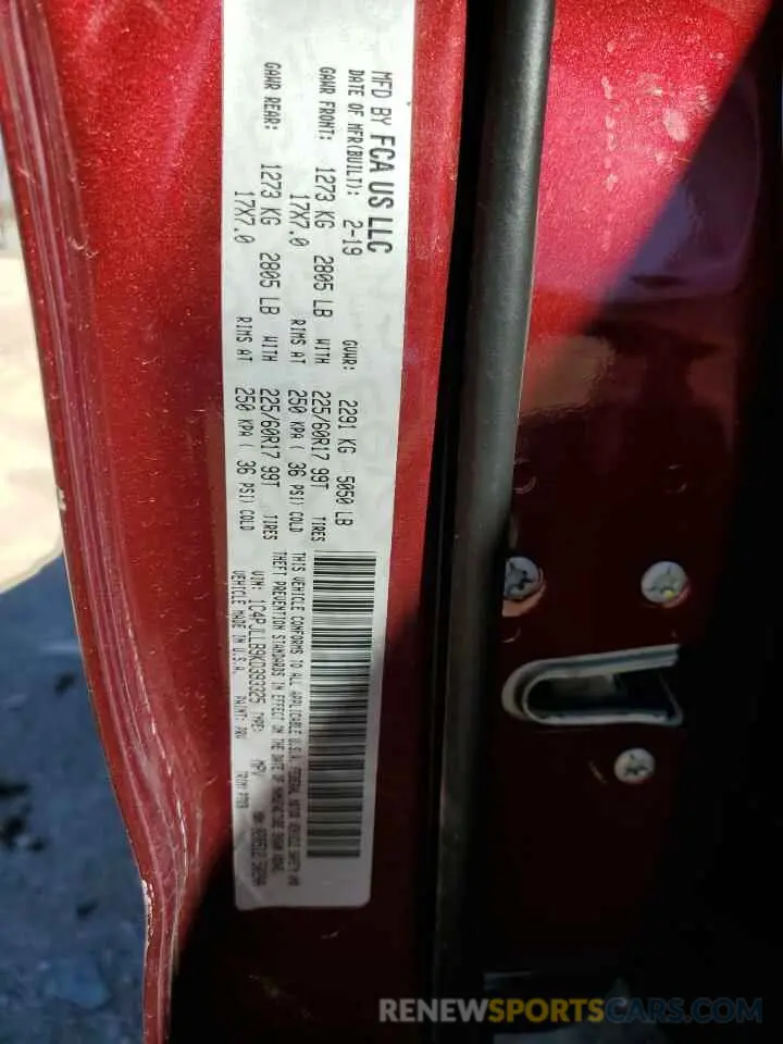 13 fotografías del automóvil dañado 1C4PJLLB9KD393325 JEEP GRAND CHER 2019