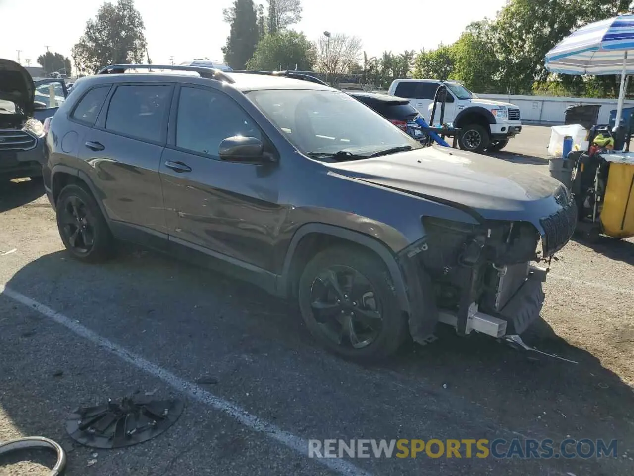 4 fotografías del automóvil dañado 1C4PJLLBXKD448333 JEEP GRAND CHER 2019