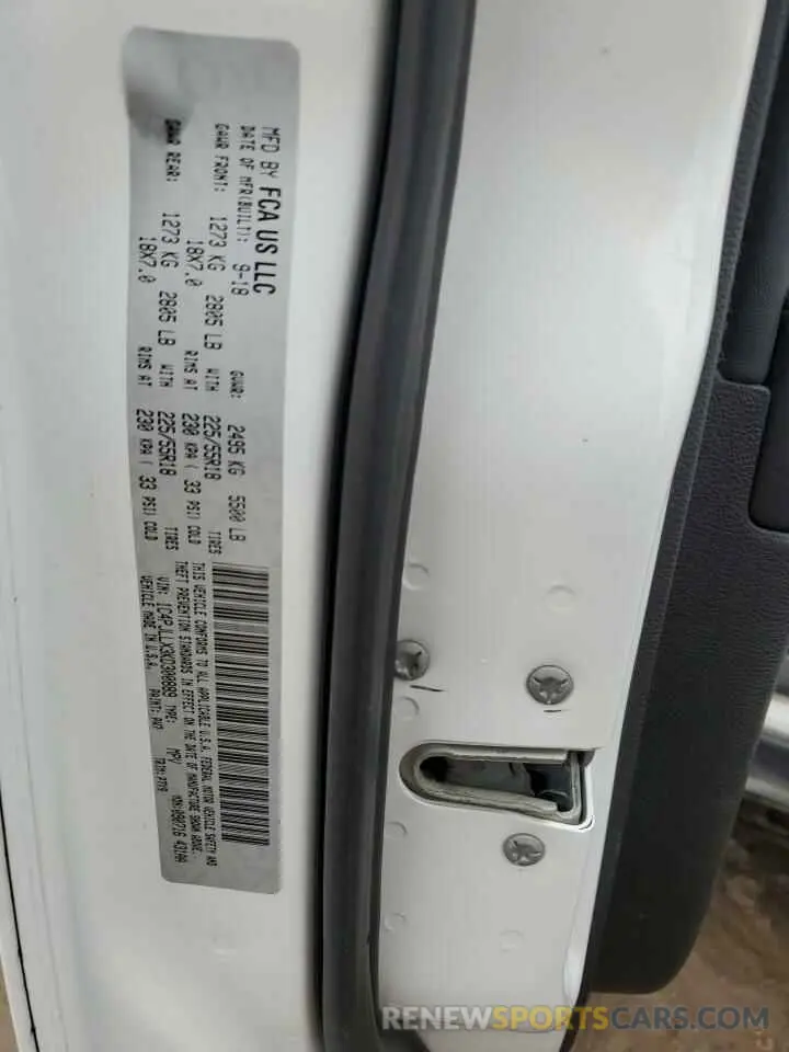 13 fotografías del automóvil dañado 1C4PJLLX3KD300889 JEEP GRAND CHER 2019