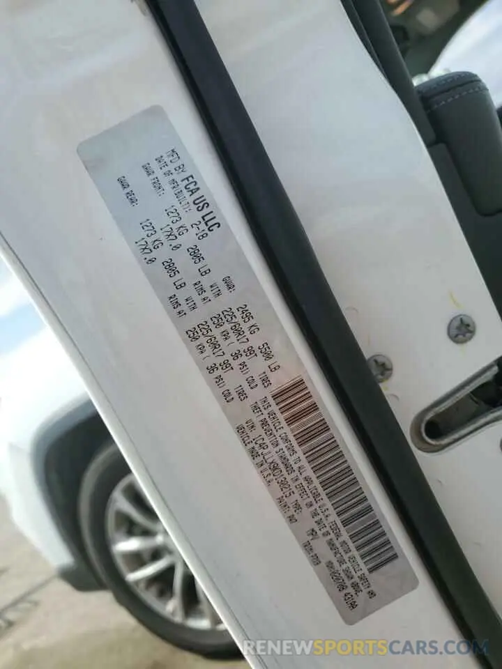 12 fotografías del automóvil dañado 1C4PJLLX9KD130215 JEEP GRAND CHER 2019