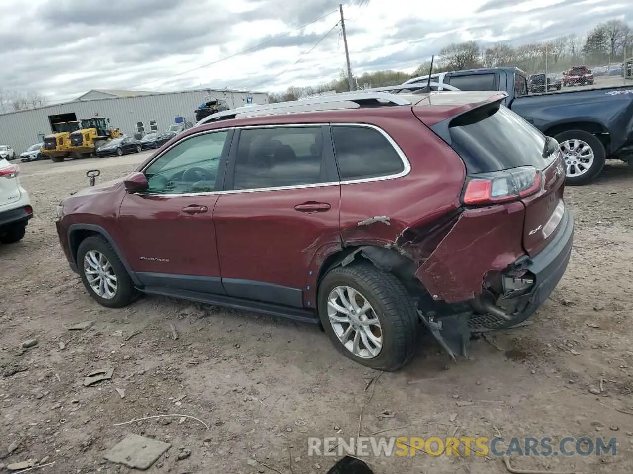 2 fotografías del automóvil dañado 1C4PJMCB7KD394821 JEEP GRAND CHER 2019